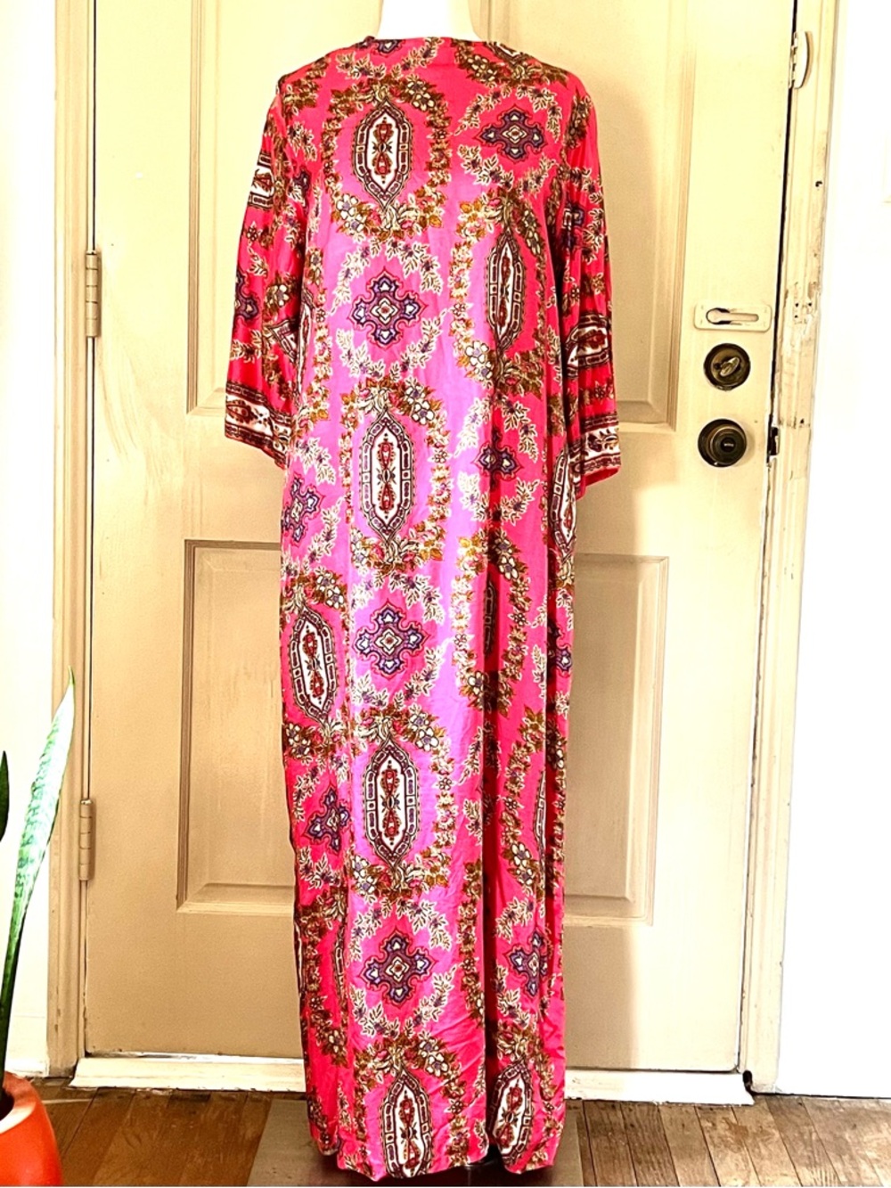 1960’s Diana Dean By Julius Lonschein Housecoat. - Picture 2 of 7